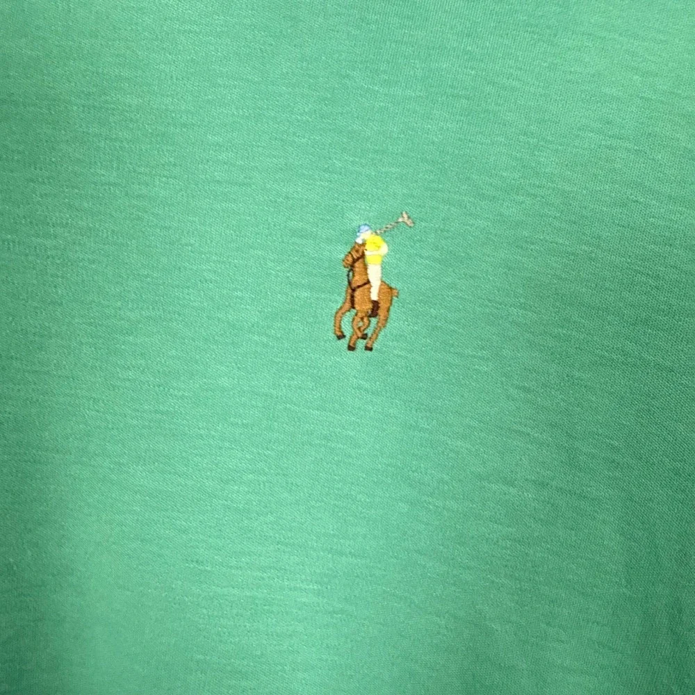 Polo Ralph Lauren Polo Shirt Mens M Green Pony Logo Preppy Ivy League Cotton